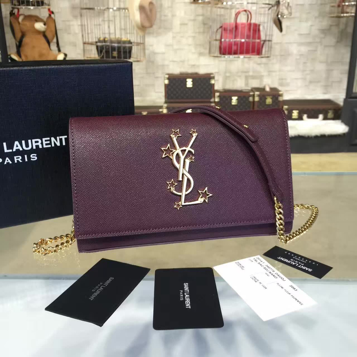 Y51 monogram kate grain de poudre embossed leather cohotbag 4762