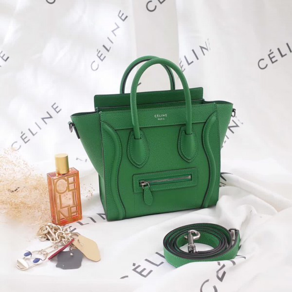 Ce1i*e leather nano luggage 19.5cm x 7.5cmx 20cm