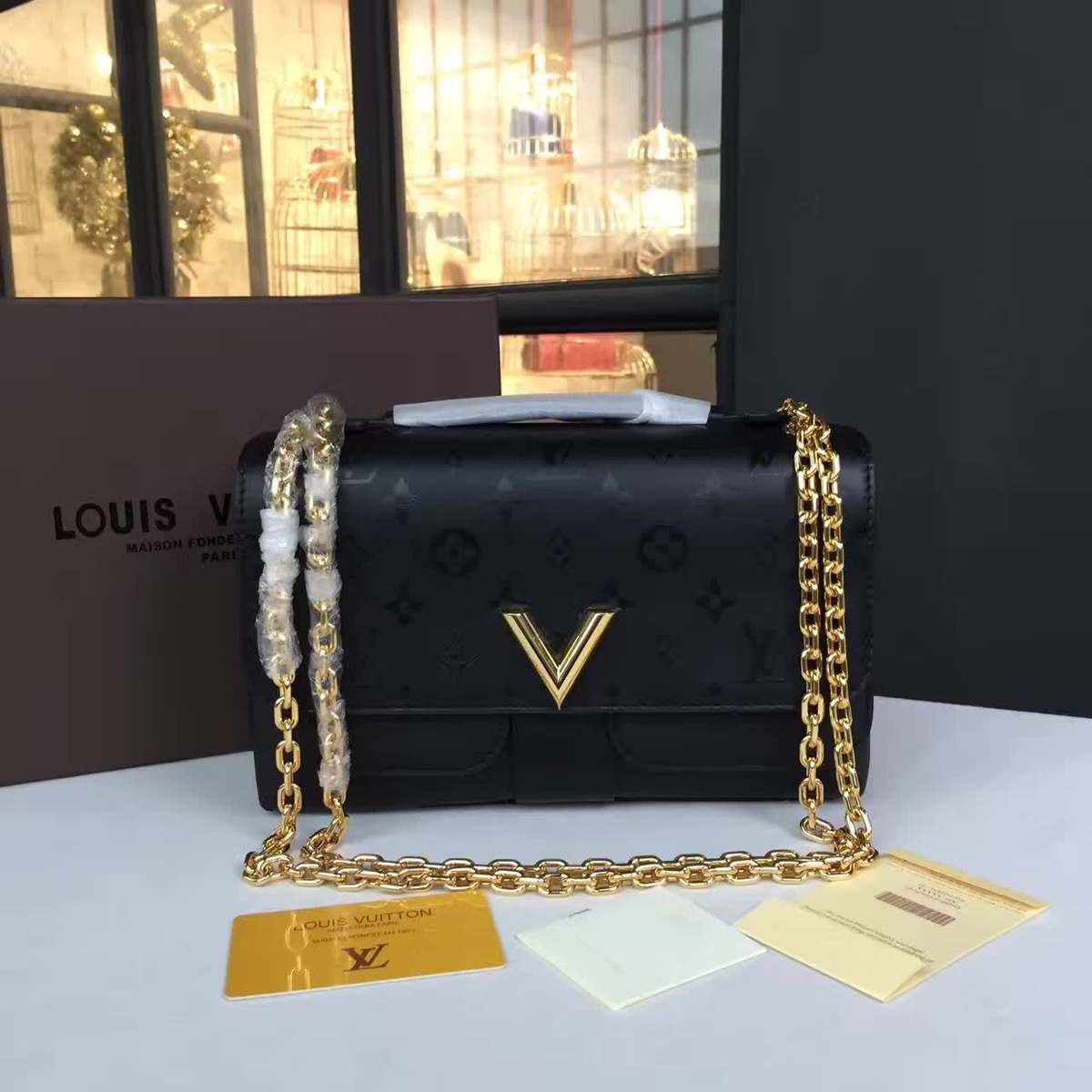 cohotbag l0vis Vvtt0n very chain black 3041