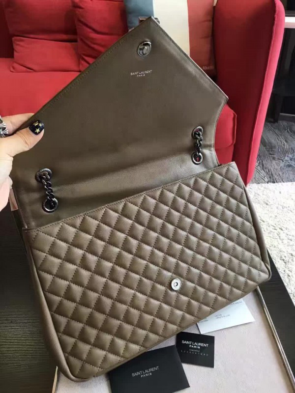 Y51 envelop satchel large brown 5125 31cm x 21.5cm x 8cm