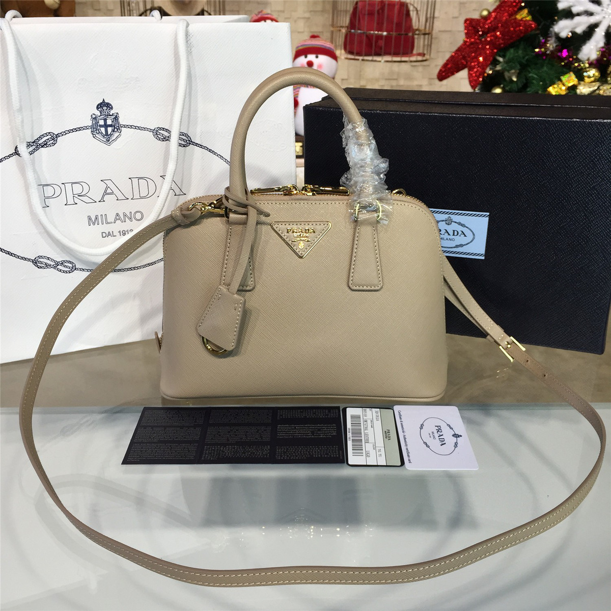 Pra*a promenade bag 3886  25.5cm x 10.5cm x 17cm