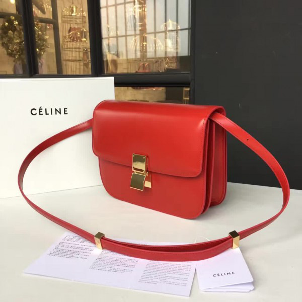 Ce1i*e leather classic box z1137 24cm x 8m x 18.5cm