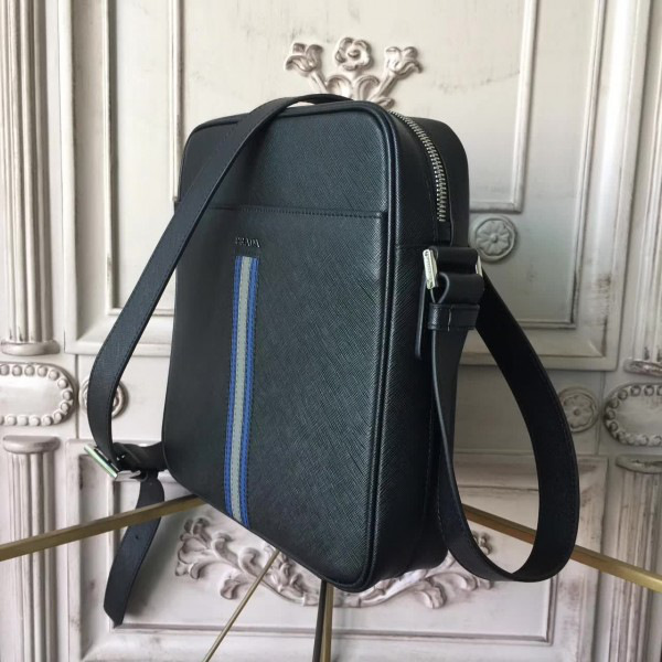 Pra*a leather briefcase 4326 25cmx6.5cmx26cm