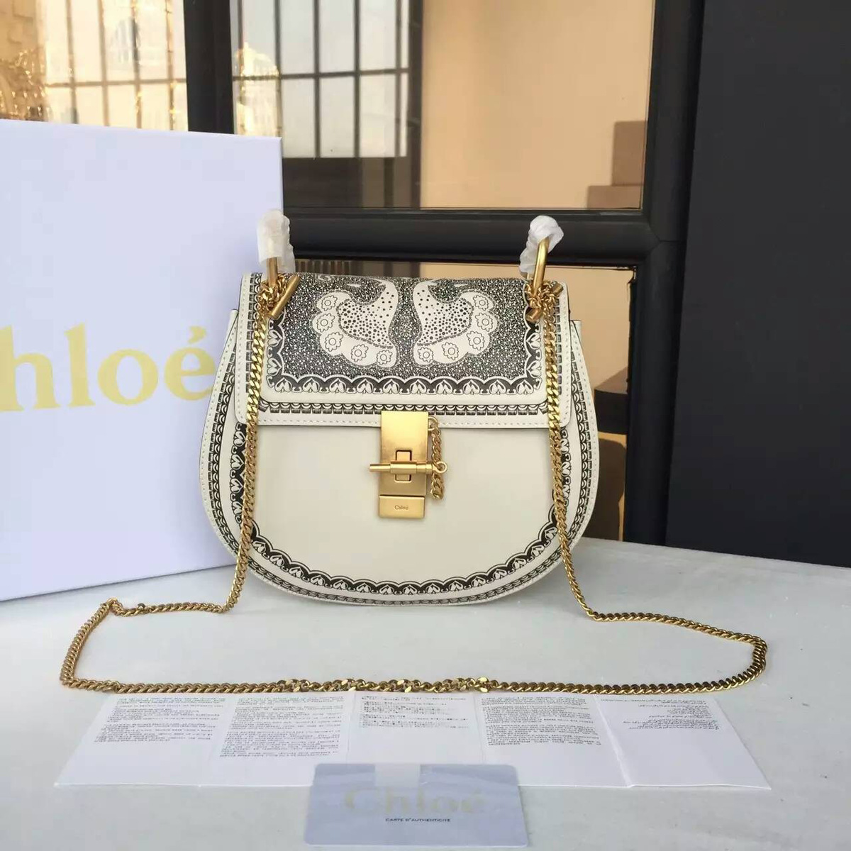 Chloé cortex drew z1297 20cm x 23 cmx 7cm
