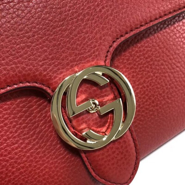 Gvc*1 gg flap shoulder bag on chain red cohotbag 5103032