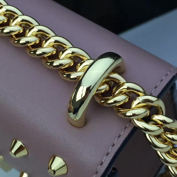 Gvc*1 gg leather padlock studded cohotbag