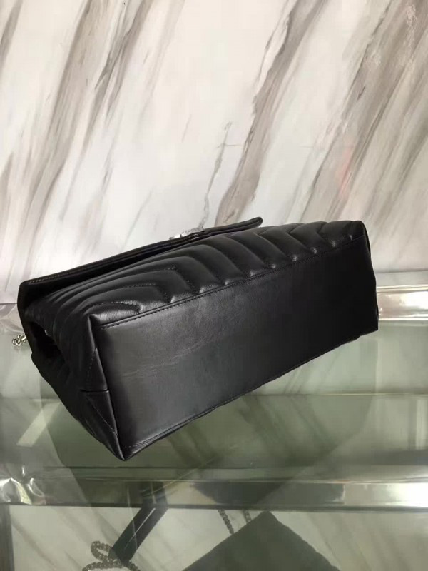 Y51 medium loulou bag black 4955 32cm x 22cm x 11cm