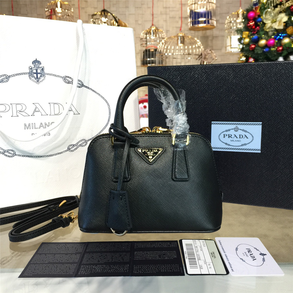 Pra*a promenade bag 3897 18cm x 8cm x 12.5cm