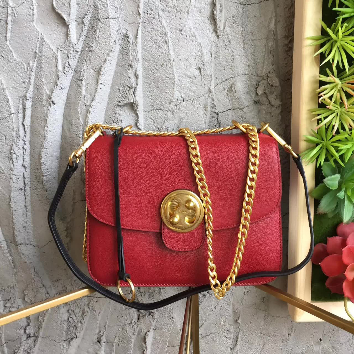 Chloe leather mily z1266 23cmx9.5cmx17cm
