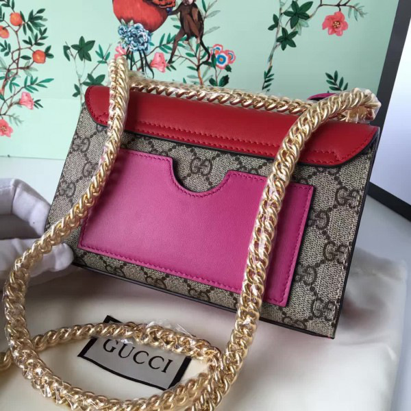 Gvc*1 gg leather padlock cohotbag  2163