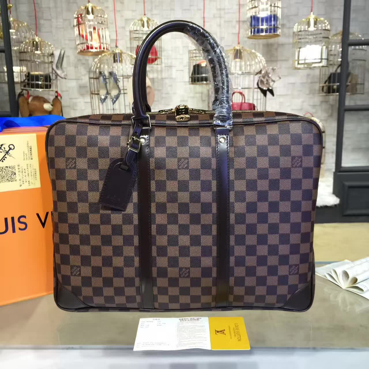 cohotbag l0vis Vvtt0n voyage damier ebène canvas 3185