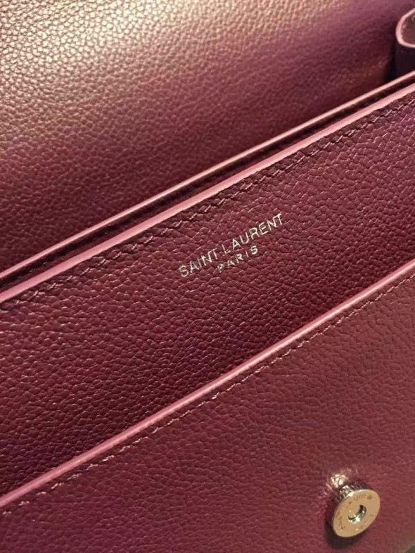 Y51 medium sunset bag grained leather 4852 22cm x 16cm x 8cm