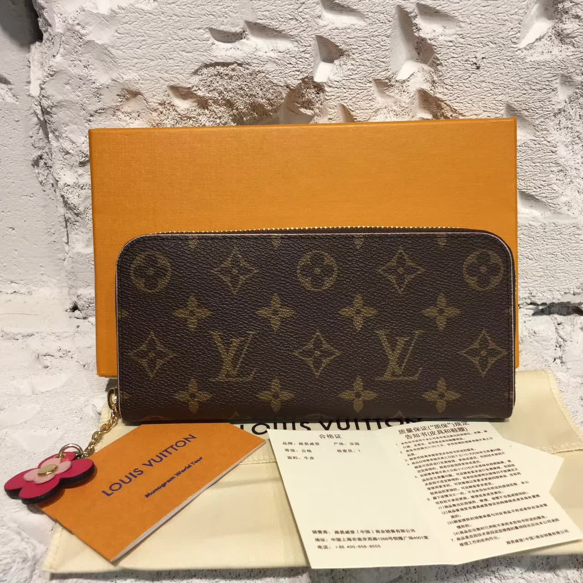 cohotbag l0vis Vvtt0n clemence wallet hot hot pink