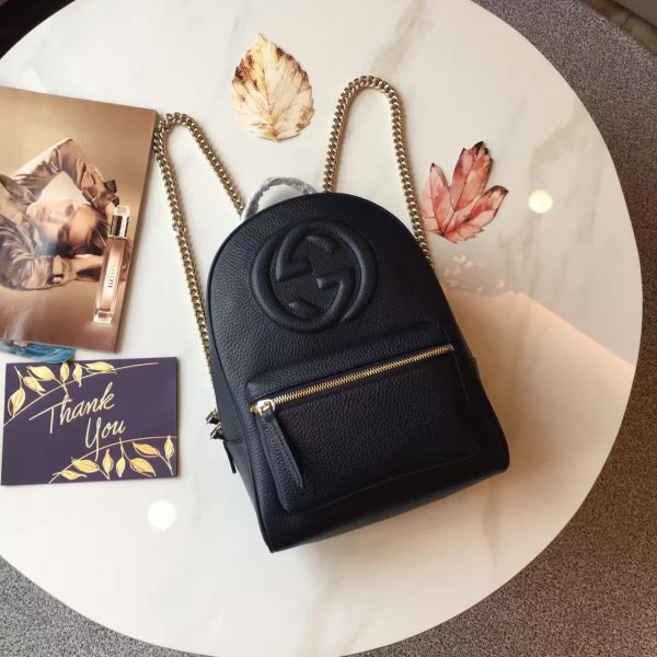 Gvc*1 gg leather backpack 016 29cm x 27cm x 14cm