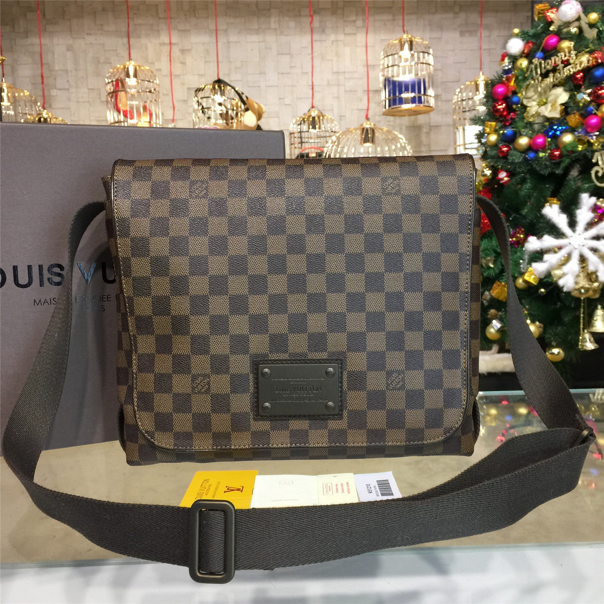 l0vis Vvtt0n damier ebene cohotbag  brooklyn