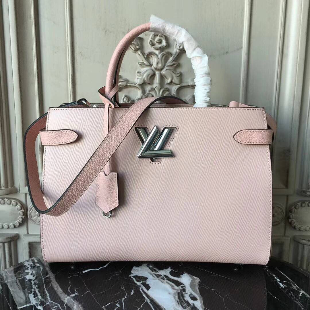 l0vis Vvtt0n twist tote pink 3783_31cm*12cm*23cm