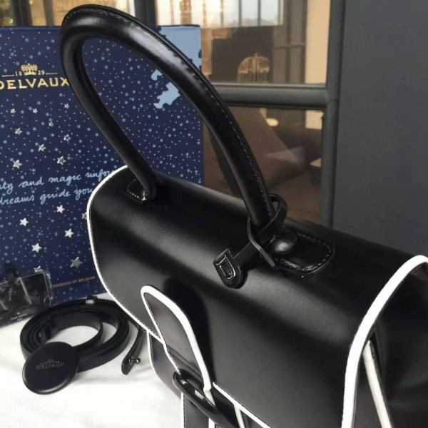 Delvaux mini brillant satchel smooth leather 1470 20cm x 10cm x 16cm