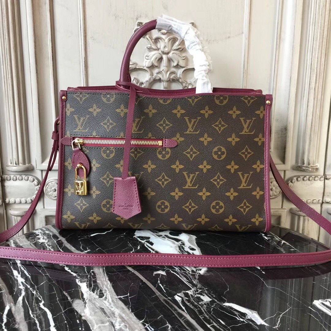 l0vis Vvtt0n popincourt  mm bag dark purple 3842 32cm