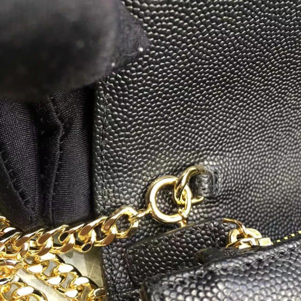 Y51 monogram college black gold  5065 19cm x 11.5cm x 4cm