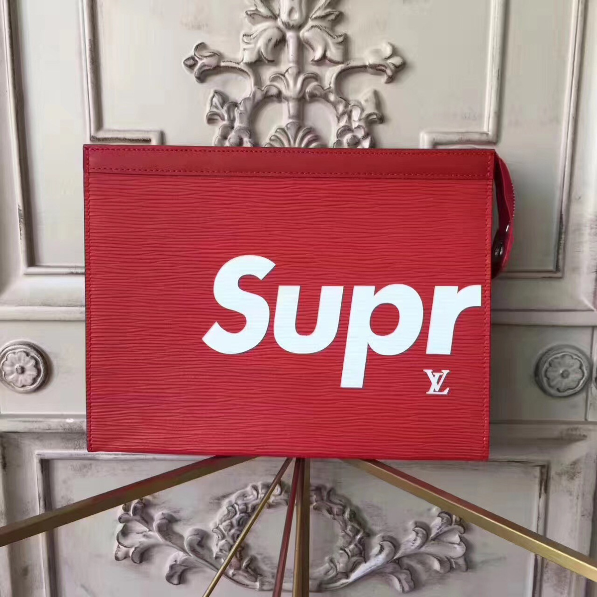 l0vis Vvtt0n svp*me clutch bag red m41366 26cmx20cmx5cm