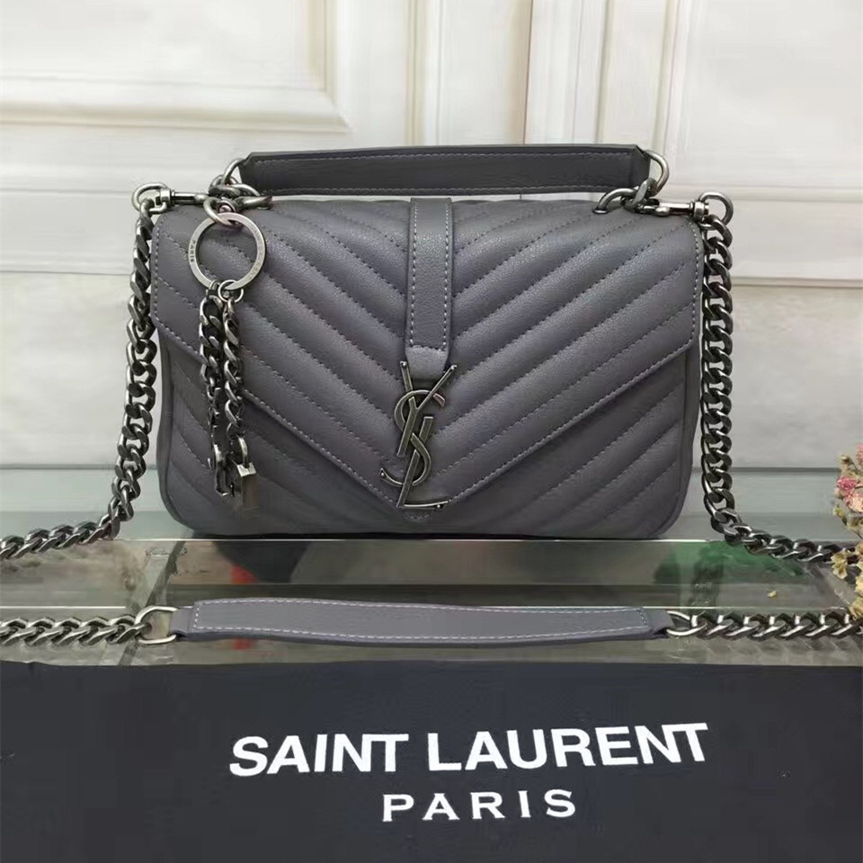 Y51 female bag 26608 elephant grey medium  24*20*8.5