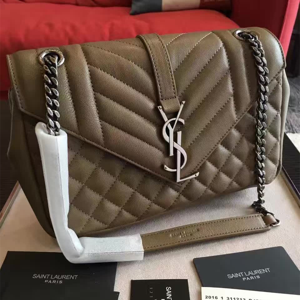 Y51 envelop satchel brown 5123 24cm x 15cm x 7 cm
