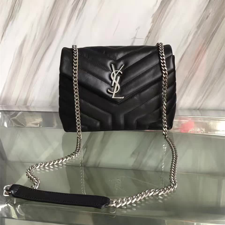 Y51 small loulou bag in black 4950 25cm x 17cm x 9cm