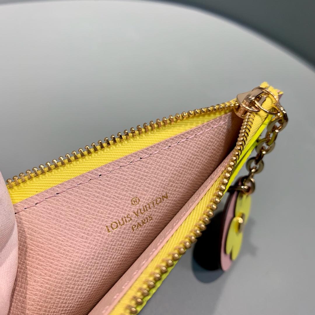 Lv zipper clip monogram canvas 02 13.0x 7.5x 0.4 cm