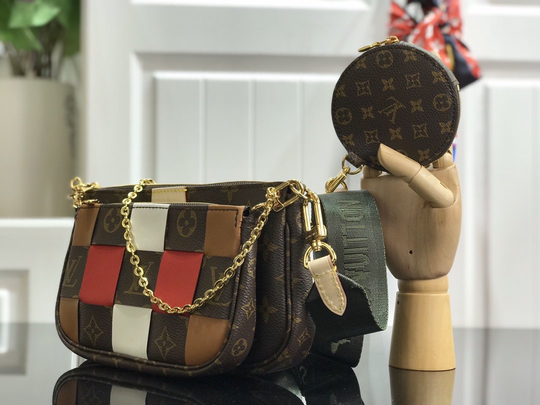 LV three-piece handbag
