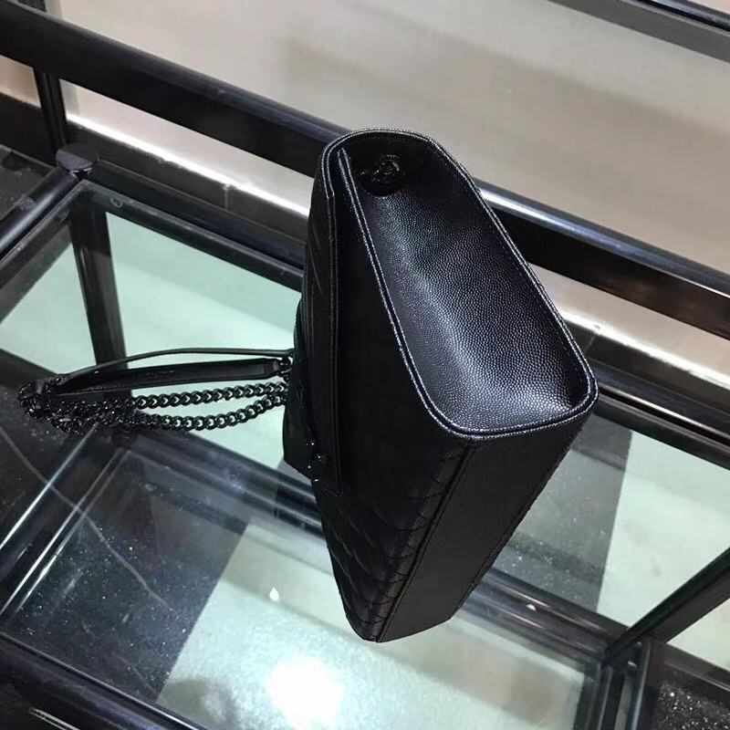 Y51 envelope medium bag all black 24x17.5x6cm