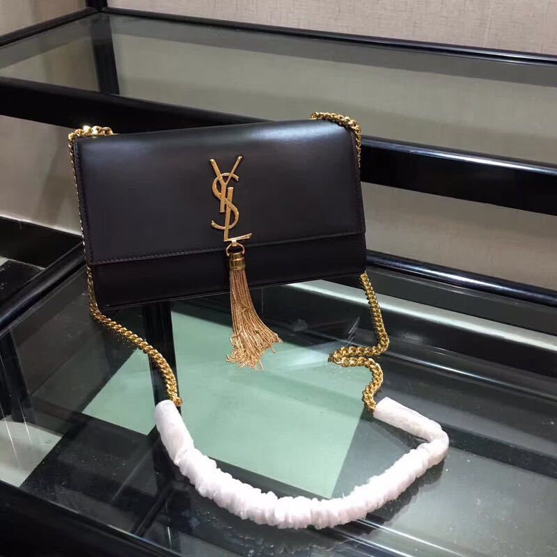 Y51 monogram kate with gold tassel 5053  24cm x 14cm x 4.5cm