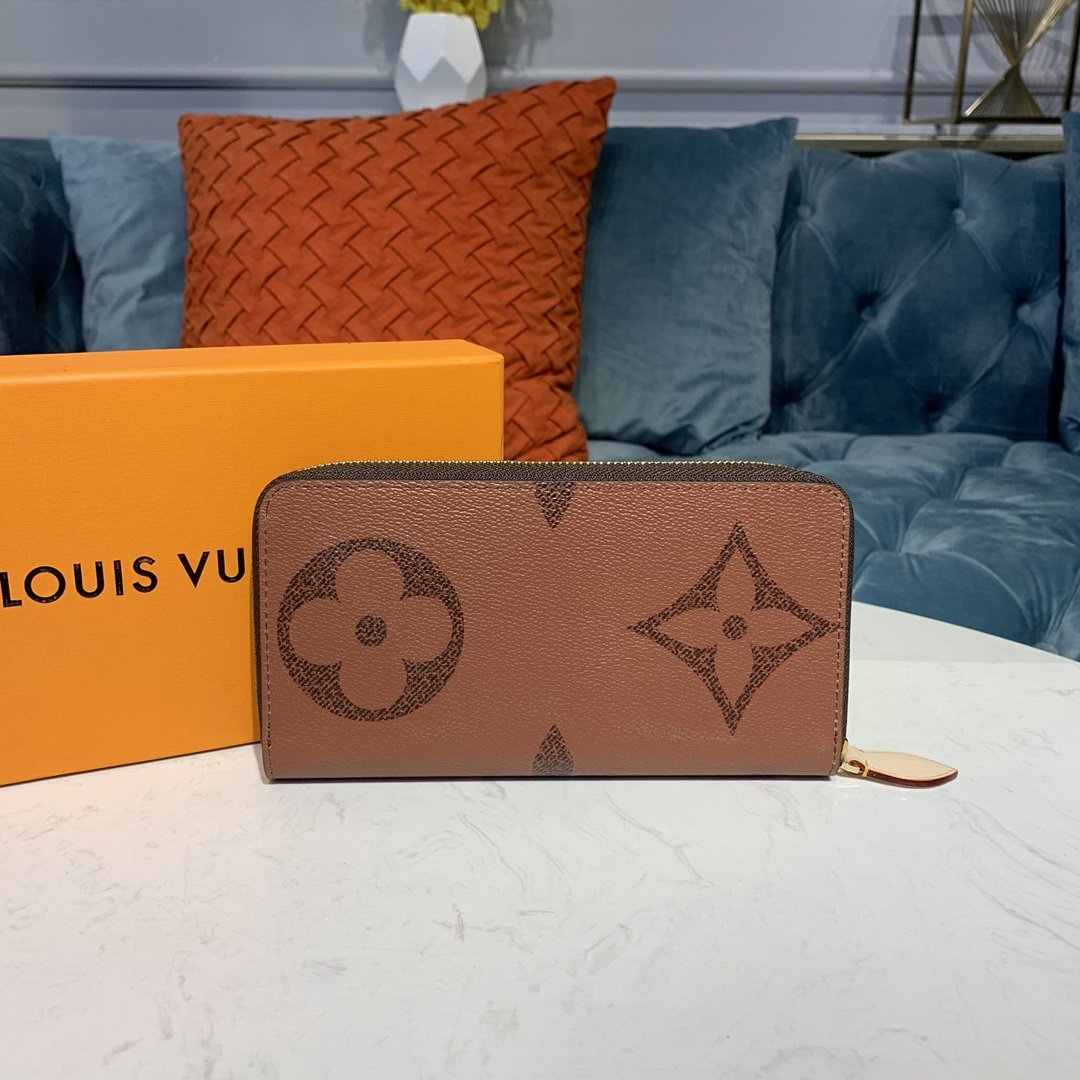 Lv m67687 zippy giant monogram reverse wallet_19.5x2.5x10.5cm
