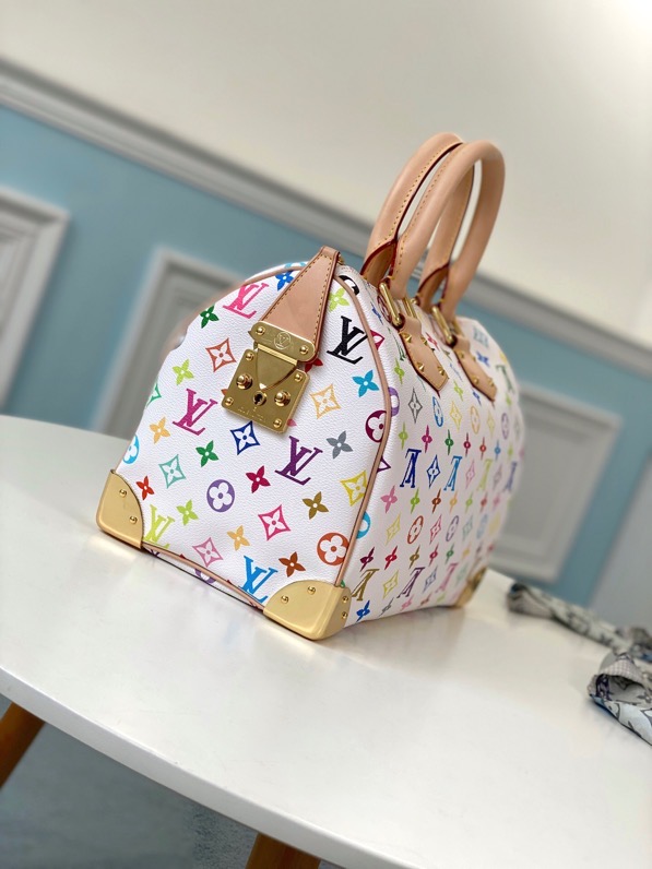 l0vis Vvtt0n speedy multicolore coated canvas satchel m92643 30.0 x 21.0 x 18.0 cm