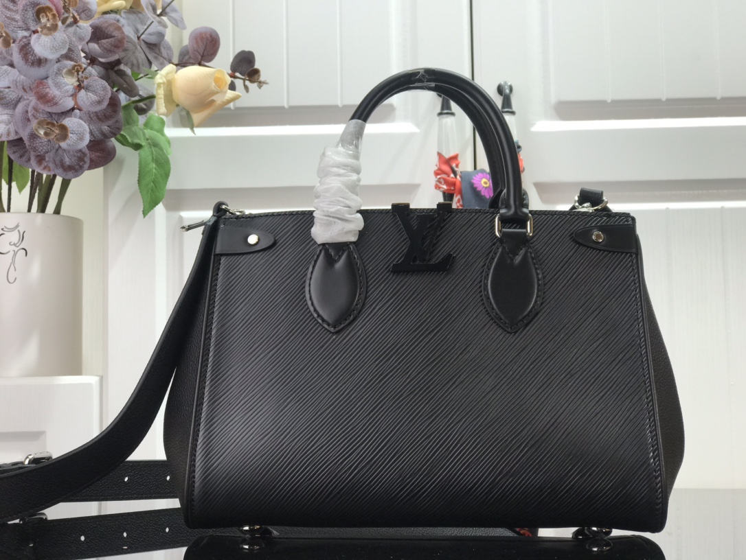 l0vis Vvtt0n grenelle tote pm black m57680 27 x 19 x 11.5 cm