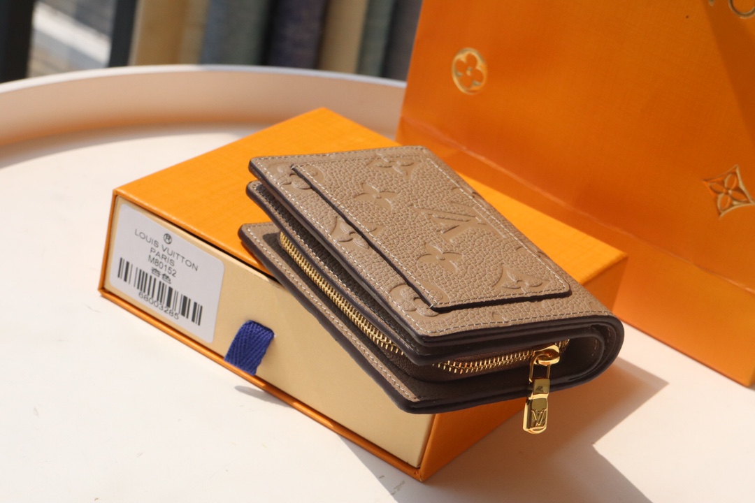 l0vis Vvtt0n clÉa wallet monogram tourterelle m80152 12 x 9 x 3.5 cm
