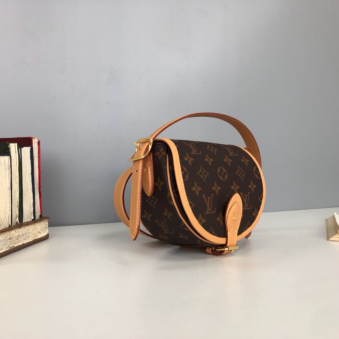 l0vis Vvtt0n tambourin monogram canvas m44860 19 x 9 x 16 cm