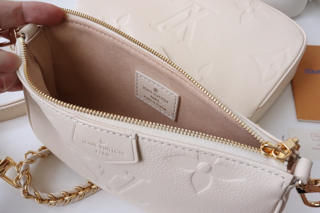l0vis Vvtt0n multi pochette accessoires monogram empreinte leather cream m80447 24 x 13.5 x 4 cm