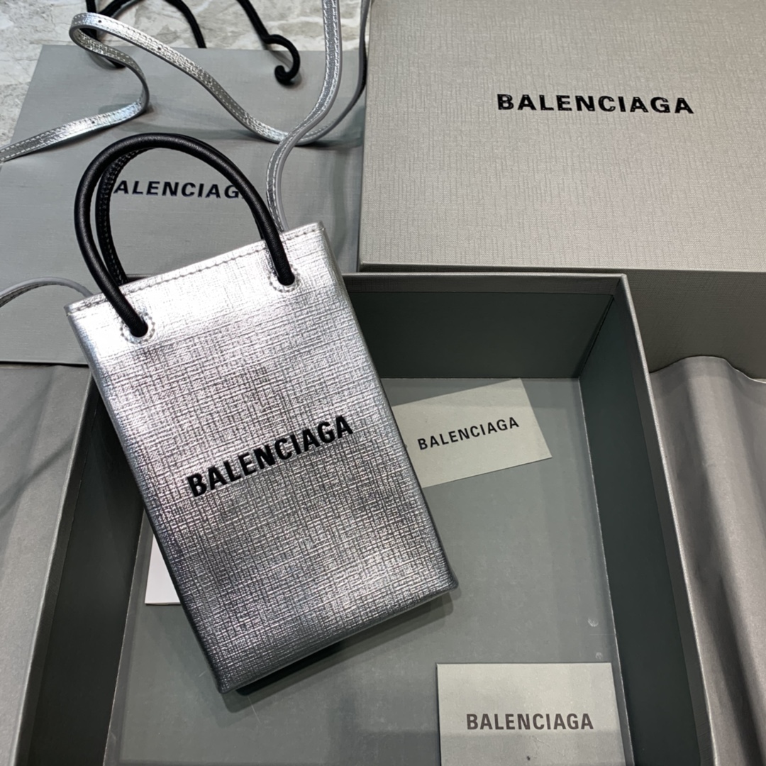 Ba1en*iaga shopping phone holder in silver 5938260 12 x 4.5 x 18 cm