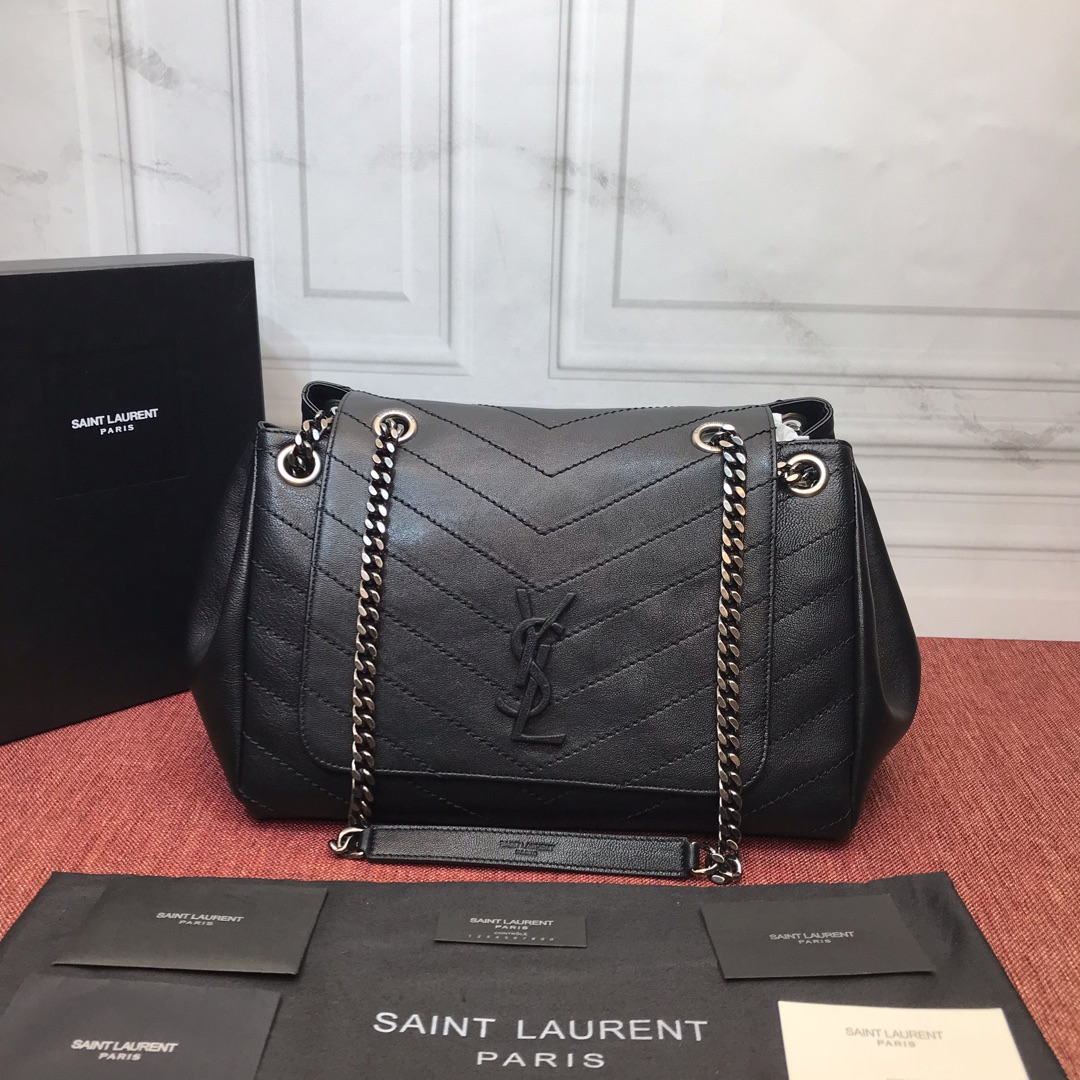 Y51 nolita medium bag in vintage leather black 58929903 31 x 21 x 16.5 cm