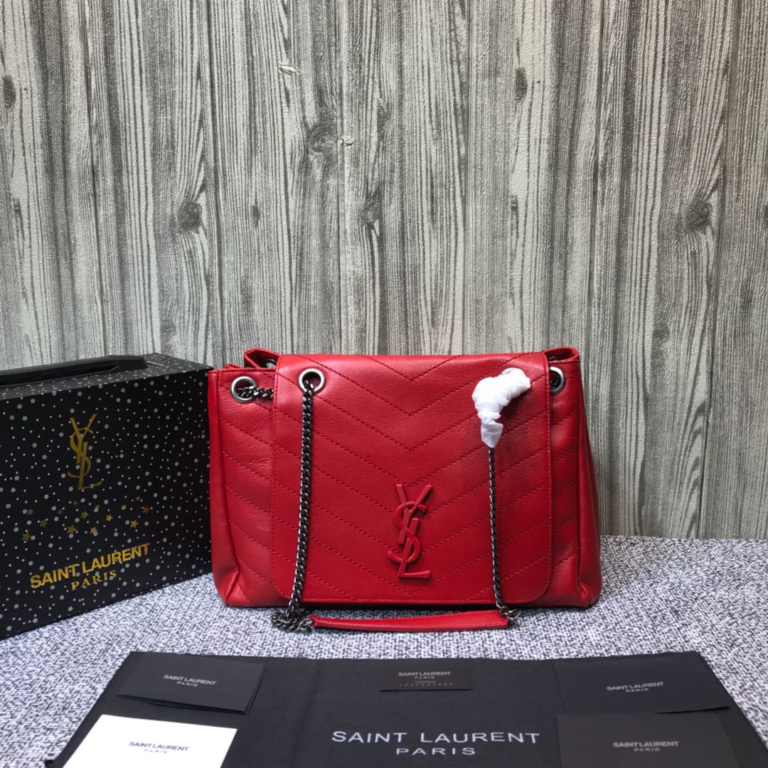 Y51 nolita medium bag in vintage leather fuchsia 58929903 31 x 21 x 16.5 cm
