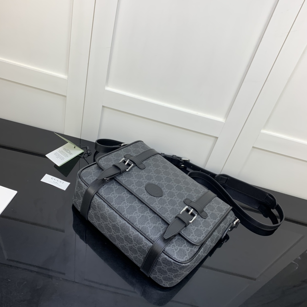 Gvc*1 gg messenger bag black 658542 28 x 24 x 8.5 cm
