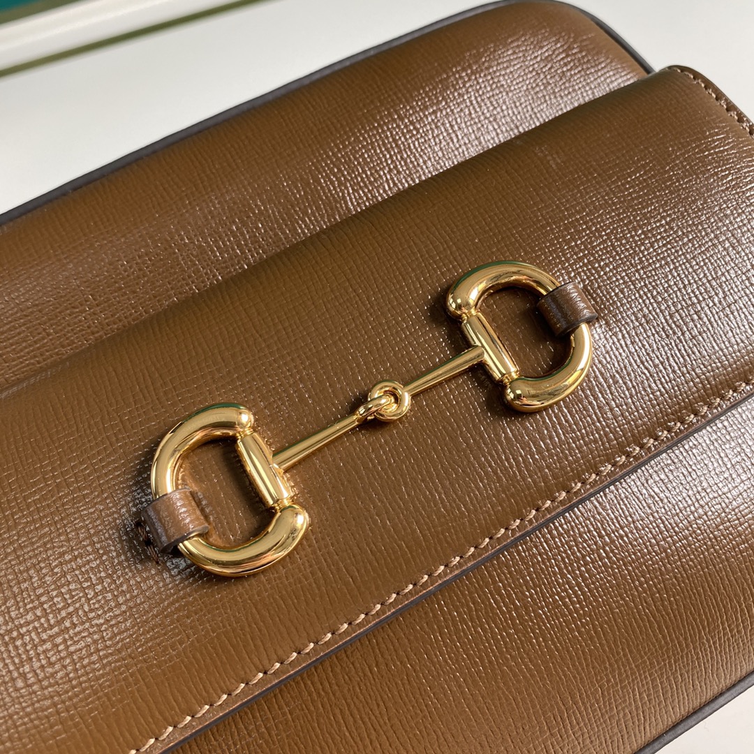Gvc*1 horsebit 1955 small shoulder bag white leather ‎645454 22.5 x 17 x 6.5 cm