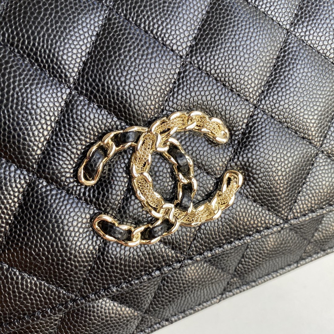 Ch**el Ch**el 19 wallet oon chain v2 black ap1794 19cm