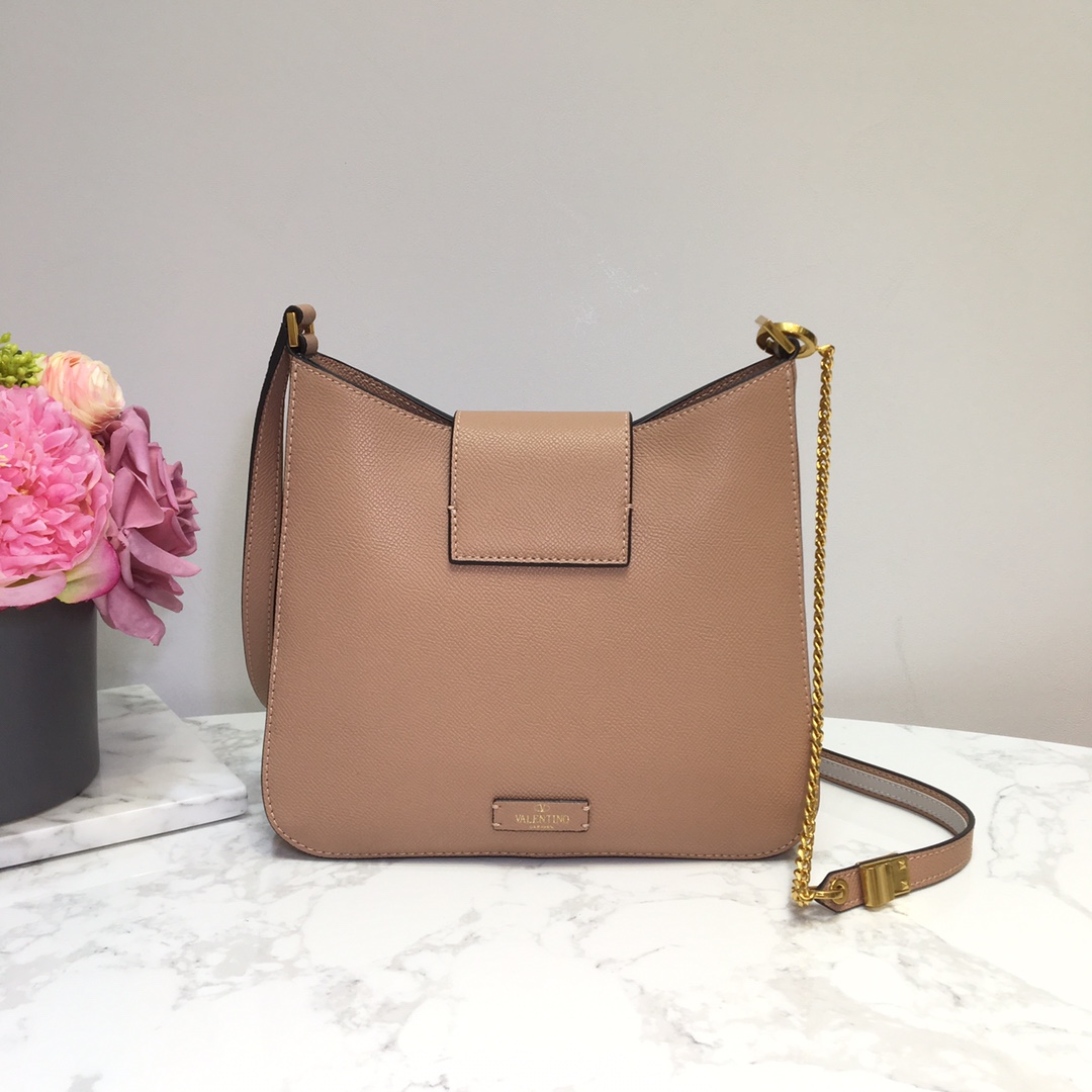 Va1e*ntin0 garavani vsling shoulder bag rose cannelle wb0f17hfb 24 x 6 x 21 cm