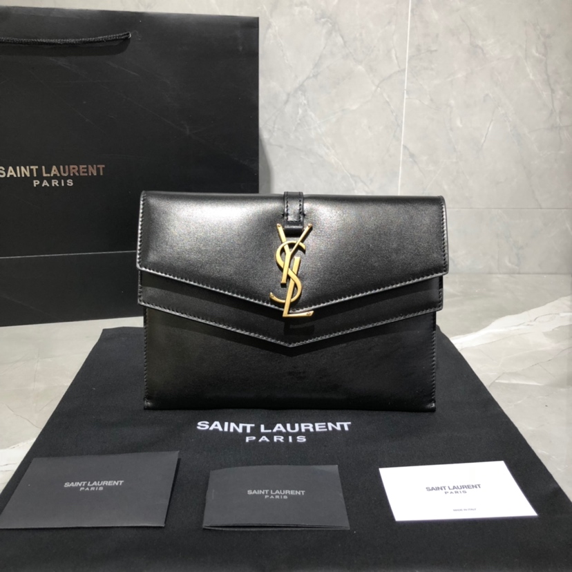 Y51 medium sulpice bag black 553566 23 x 17 x 5 cm