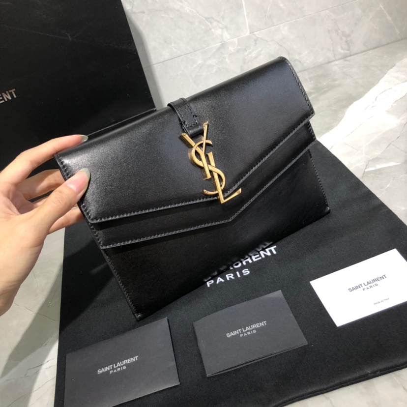 Y51 medium sulpice bag black 553566 23 x 17 x 5 cm