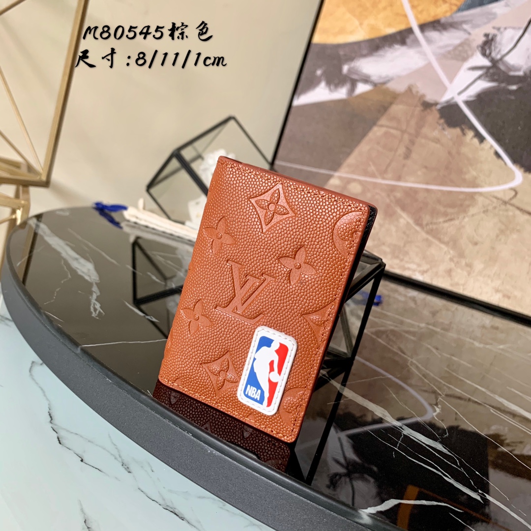 l0vis Vvtt0n lvxnba pocket organizer grained leather m80545 8 x 11 x 1 cm