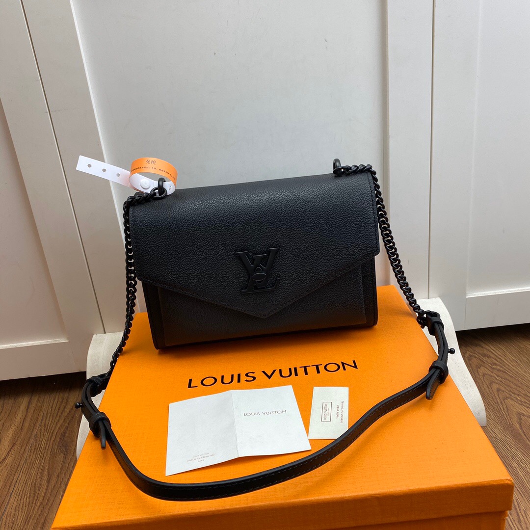 l0vis Vvtt0n mylockme chain bag black metal black m51418 22.5 x 17 x 5.5 cm