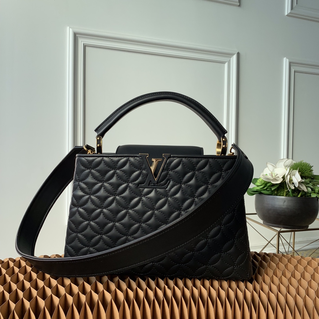 l0vis Vvtt0n capucines mm monogram flower black m55366 31 x 20 x 11 cm