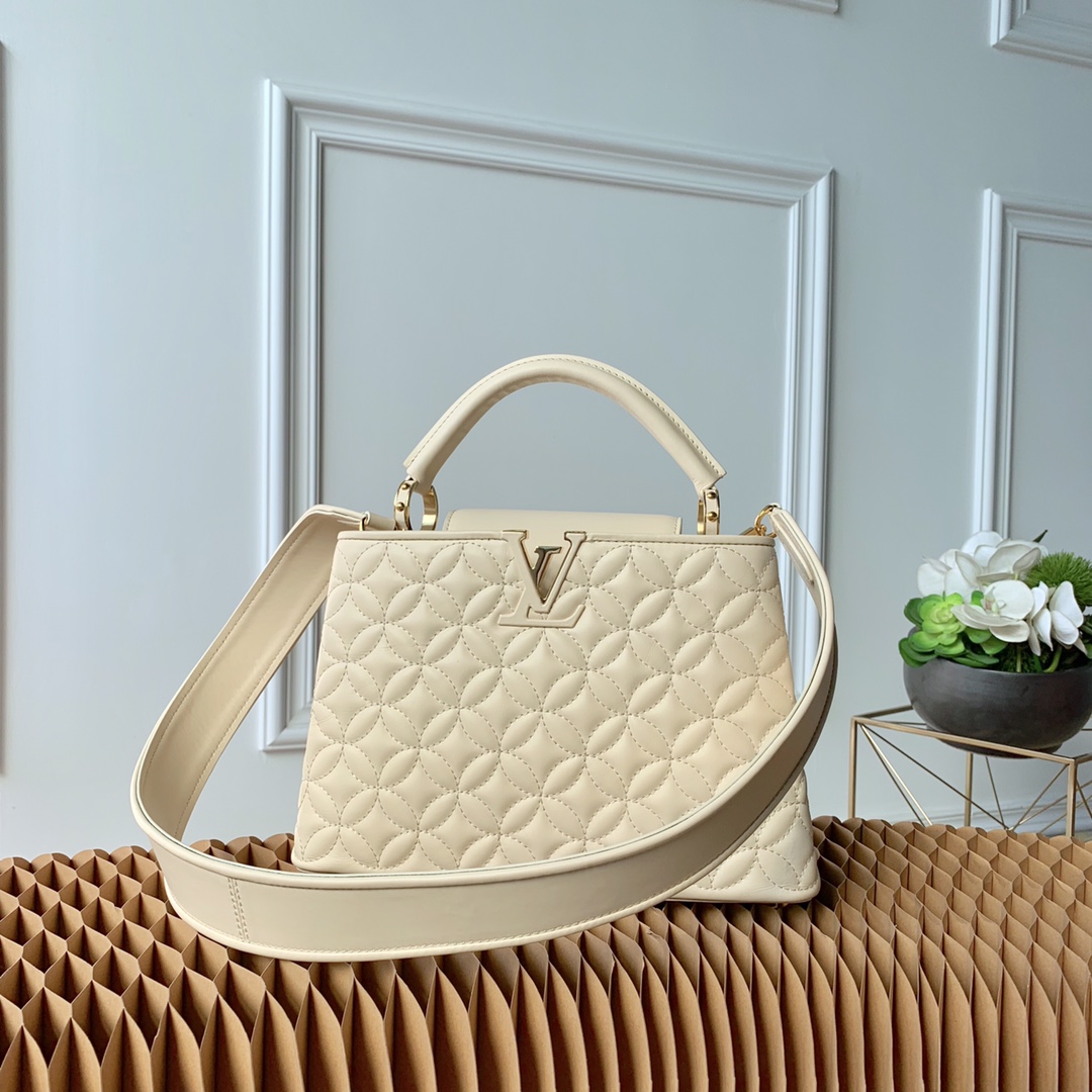 l0vis Vvtt0n capucines bb monogram flower creme m55366 27 x 18 x 9 cm